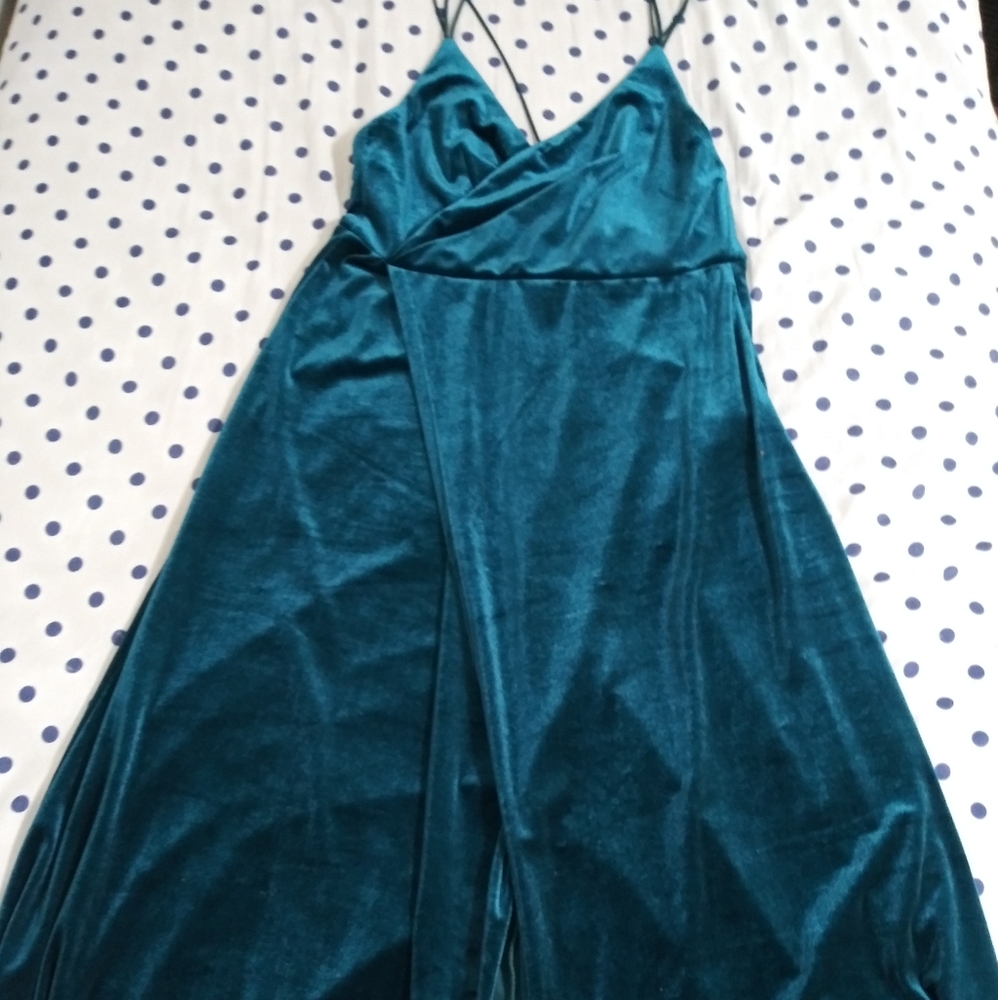 Teal Fashion Nova Dress